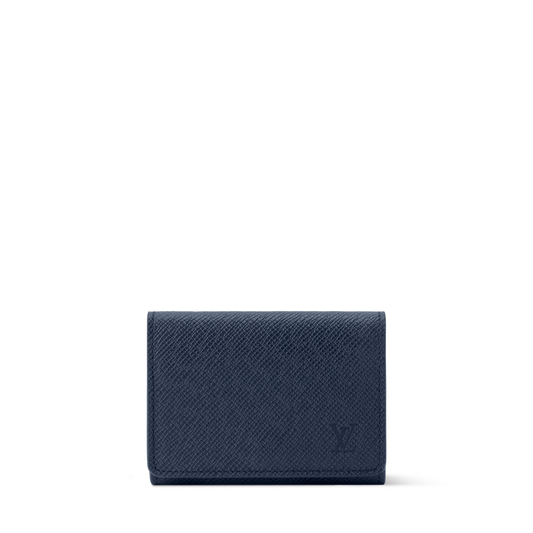 Envelope Business Card Holder Taiga Leather - Bags and Small